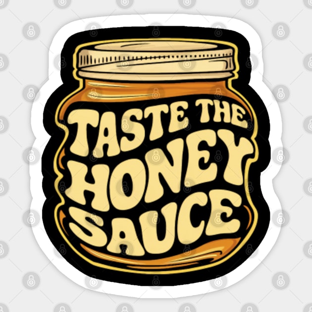 Taste the honey sauce Wrap on honey jam Sticker by Whimsical_Wellness